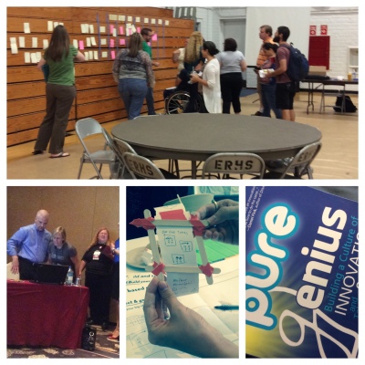 photo collage of learning events